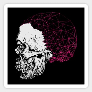 Geometric Skull Fun Magnet